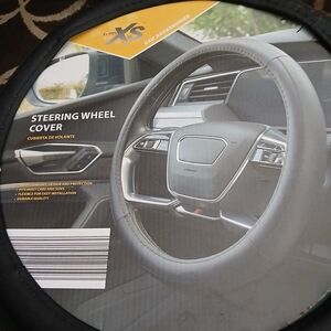 Black Steering Wheel Cover